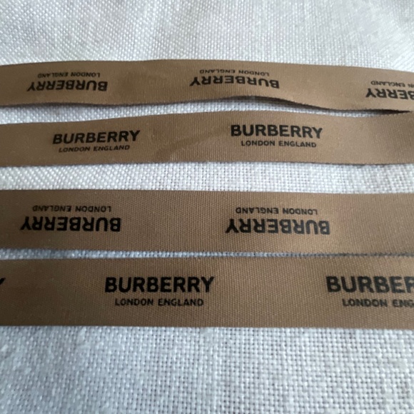 Burberry Accessories Burberry Ribbon Cotton Brand Logo 7 Long New
